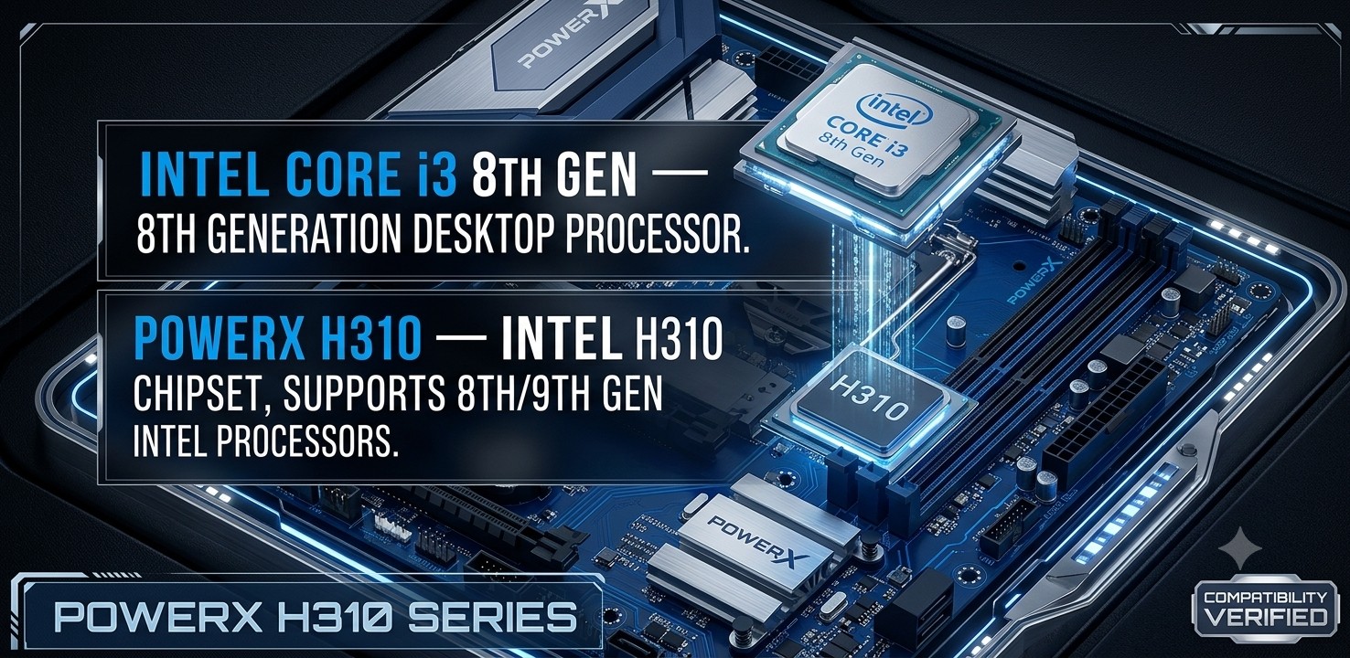 Rental Desktop PC – Intel Core i3 8th Gen |16GB RAM | 256 GB SSD | 19" Monitor
